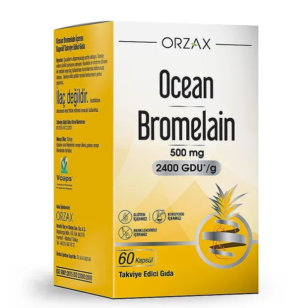 Ocean Bromelain 500mg 60 Kapsül