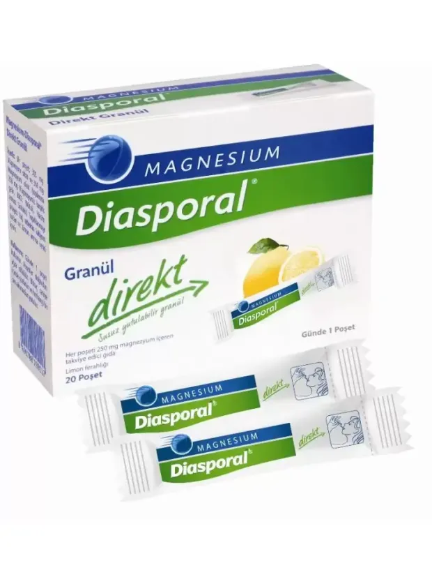 Magnesium Diasporal Direkt Granül 20 Poşet