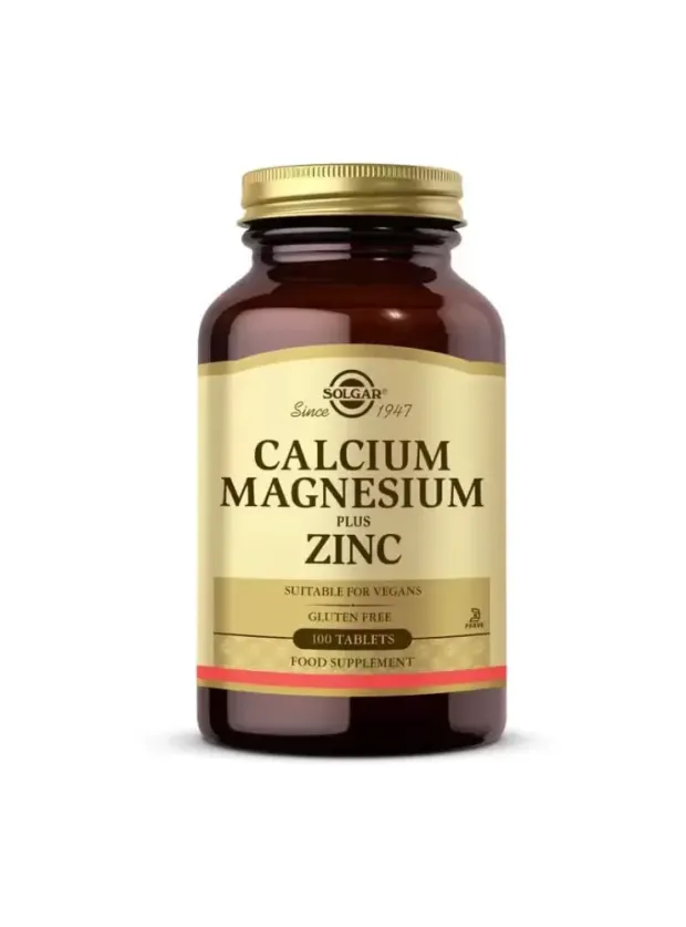 Solgar Calcium Magnesium Plus Zinc 100 Tablet