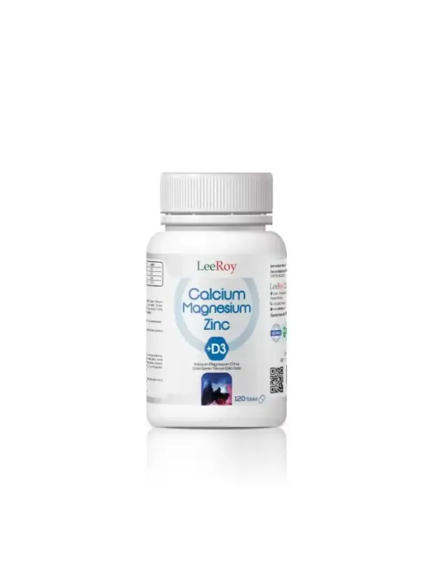 LeeRoy Calcium Magnesium Çinko+D3 120 Tablet
