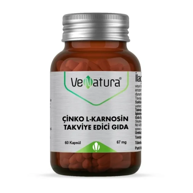 Venatura Çinko L-Karnosin 60 Kapsül