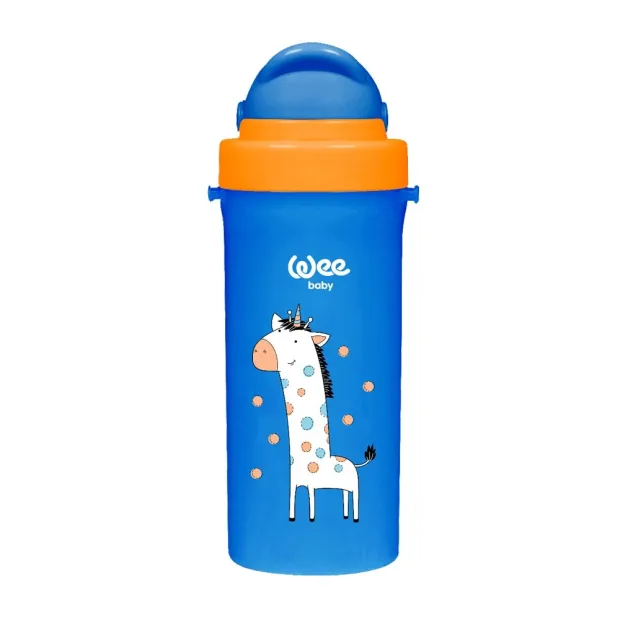 Wee Baby 896 Pipetli Bardak - Mavi