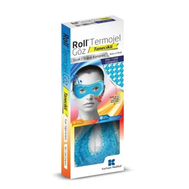 Roll Sıcak Soğuk Termojel Göz Tanecikli Kompres 9cm x 23cm