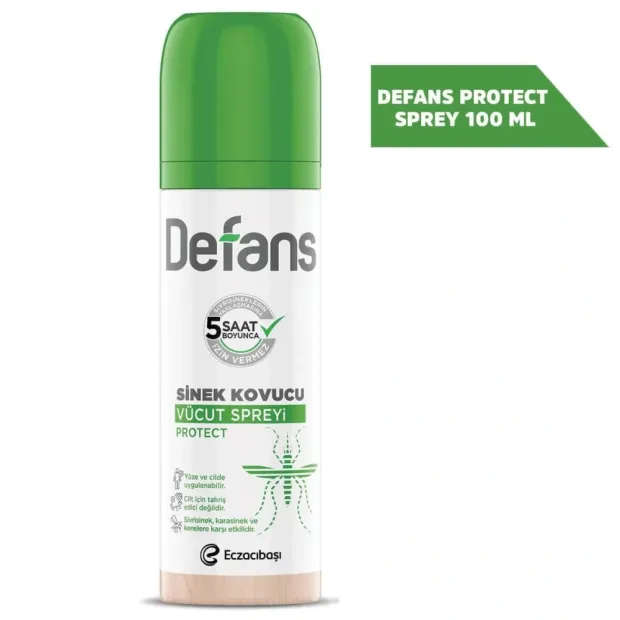 Defans Sinek Kovucu Vücut Spreyi 100ml Protect