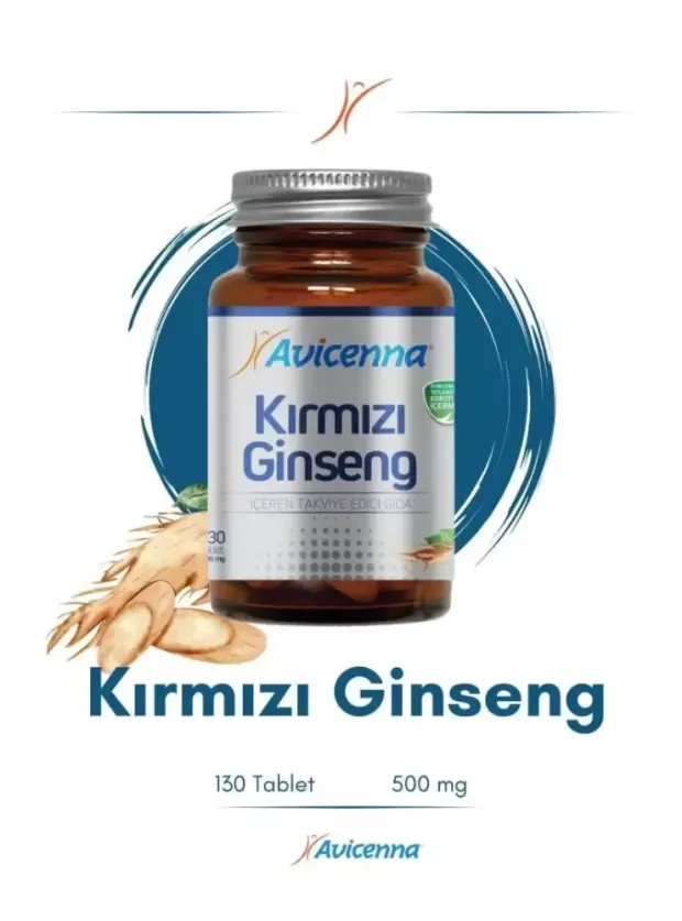 Avicenna Kırmızı Ginseng 500mg 130 Tablet