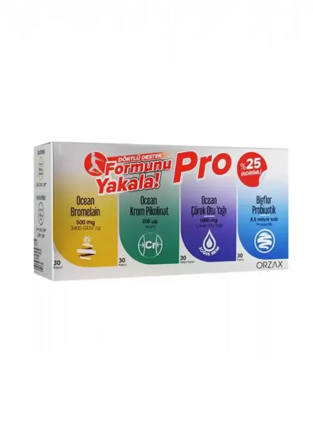 Ocean Formunu Yakala Pro 4'lü Destek