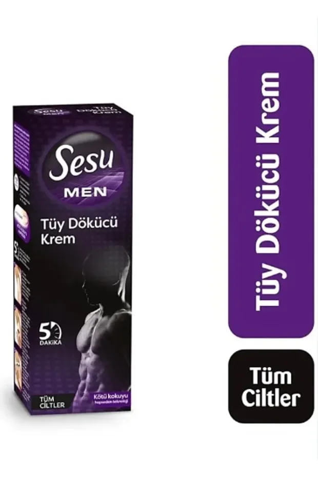 Sesu Erkekler için Tüy Dökücü Krem 100ml