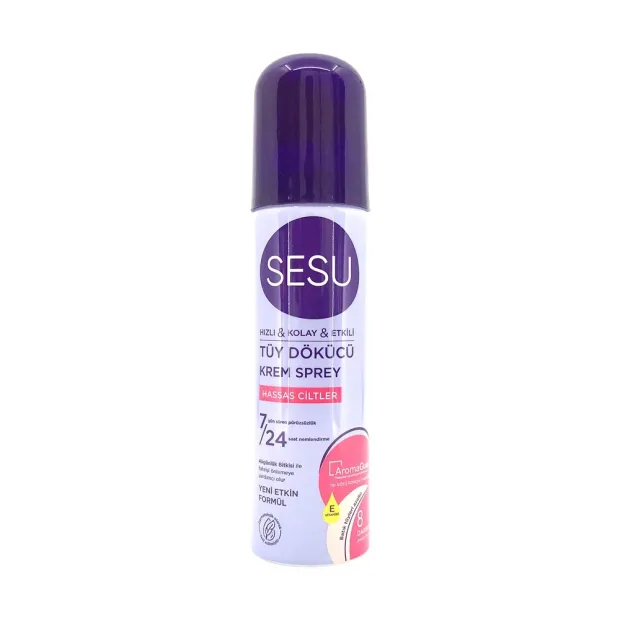 Sesu Tüy Dökücü Krem Sprey 150 ml - Hasas Ciltler