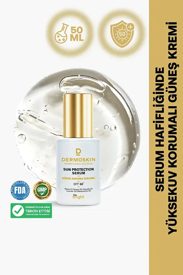 Dermoskin Be Bright SPF50+ Güneş Koruma Serumu 30 ml