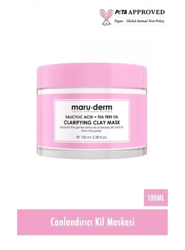 Maruderm Salisilik Asit + Çay Ağacı Yağı Kil Maskesi 100 ML