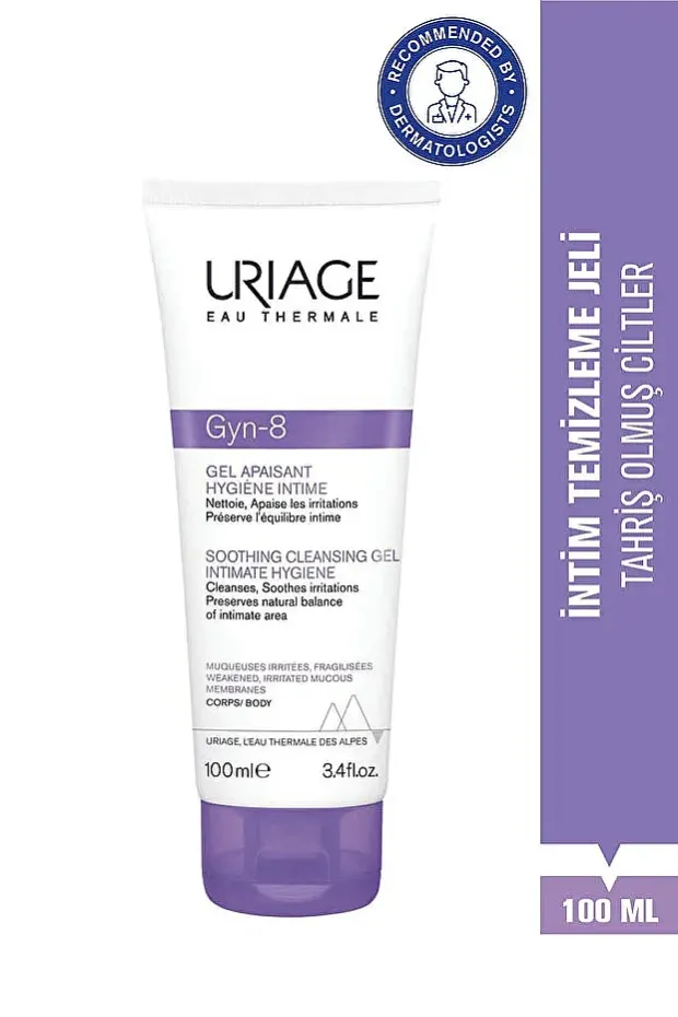 Uriage Gyn-8 Soothing Cleansing Gel 100ml - İntim Temizlik Jeli