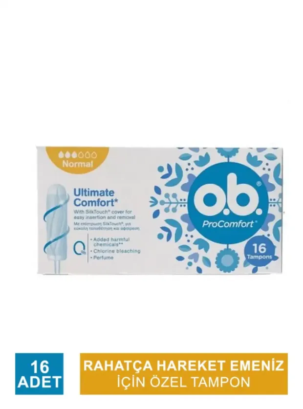 O.B. Pro Comfort Normal Tampon 16 Adet