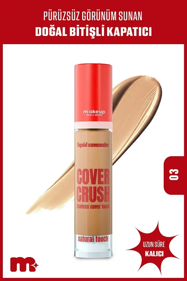 Maruderm Flawless Touch Liquid Concealer No 03 – Doğal Bitişli Sıvı Kapatıcı