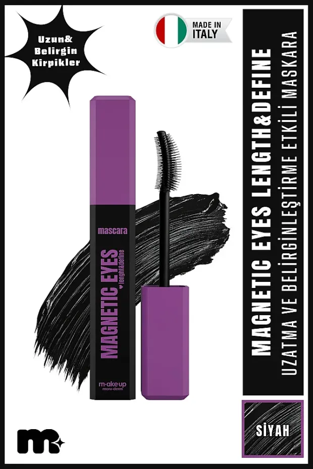 Maruderm Yoğun Uzunluk ve Belirginleştirme Etkili Maskara – Length & Define Mascara