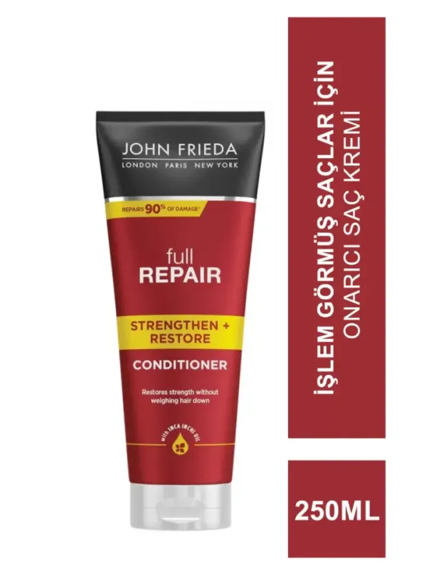 John Frieda Full Repair Conditioner 250 ml İşlem Görmüş Saçlar İçin Onarıcı Saç Kremi