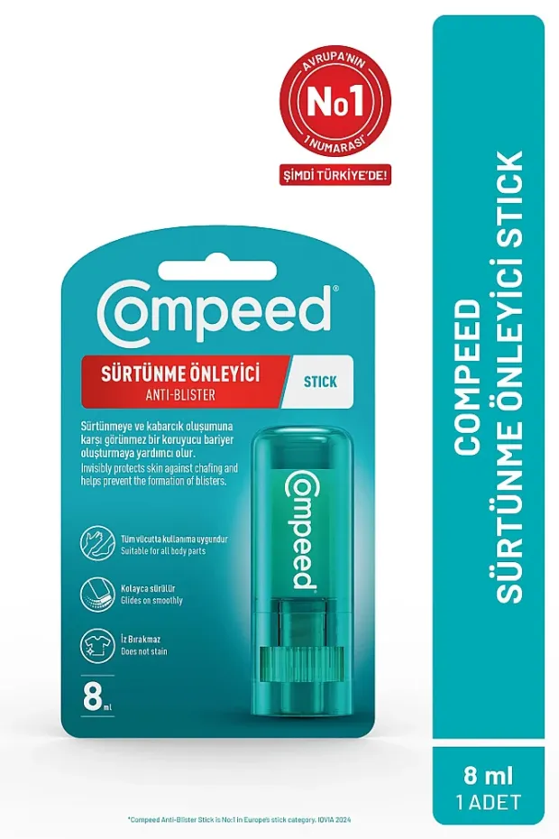 Compeed Sürtünme Önleyici Stick 8 ml