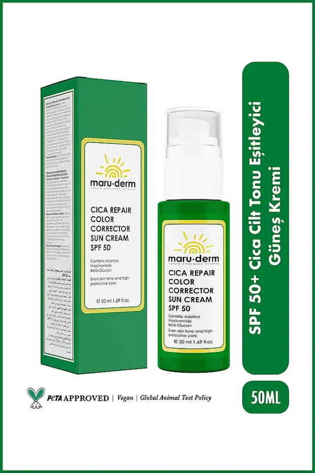 Maruderm Cica Repair Color Corrector Sun Cream SPF 50- 50 ml