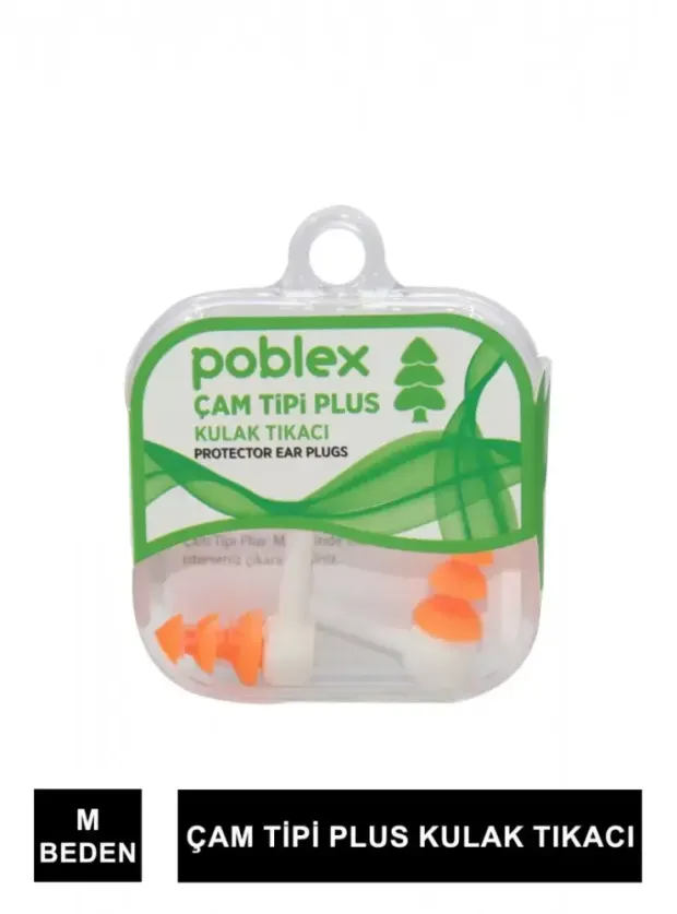Poblex Çam Tipi Plus Kulak Tıkacı - M -