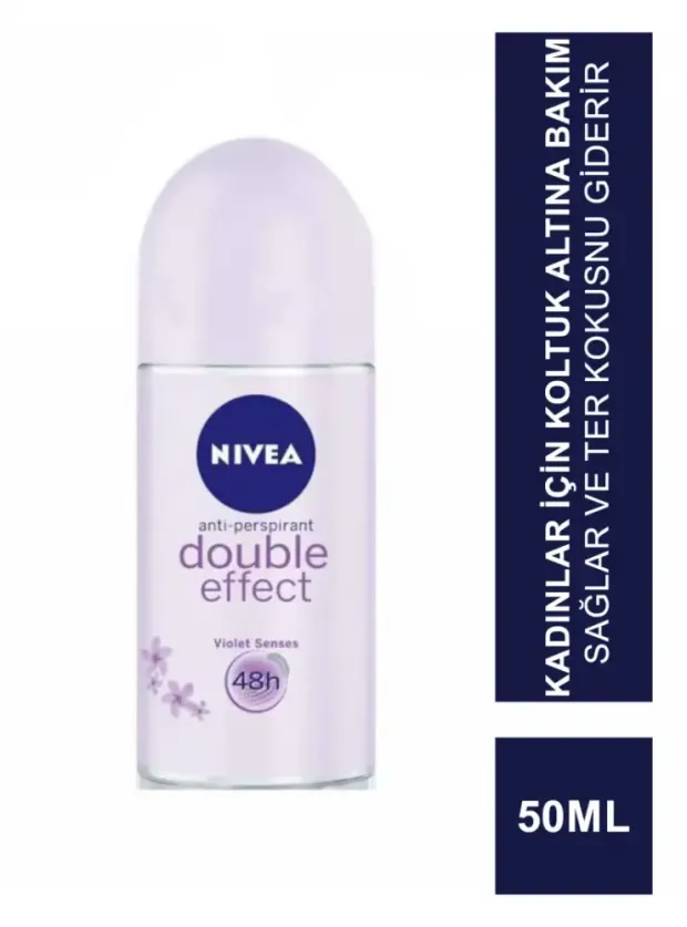 Nivea Deo Roll-On Double Effect 50 ml Kadın