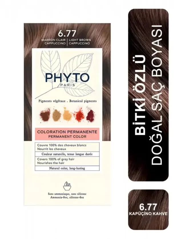 Phyto Color Bitkisel Saç Boyası - 6.77 Cappuccino Kahve