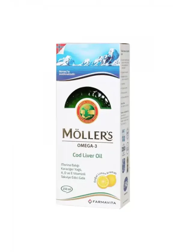 Möller's Omega Şurup Limon Aromalı 250 ml