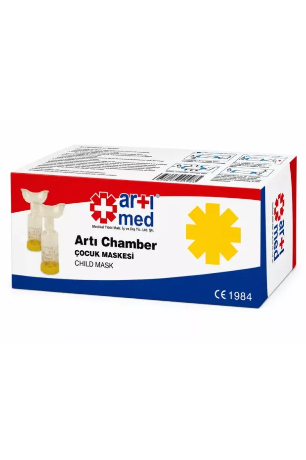 Artımed Chamber Sarı Çocuk Maskesi