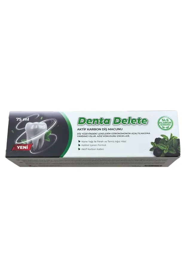 Denta Delete Aktif Karbon Diş Macunu 75 ml