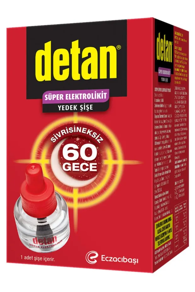 Detan Elektro Likit Super 60 Gece Yedek