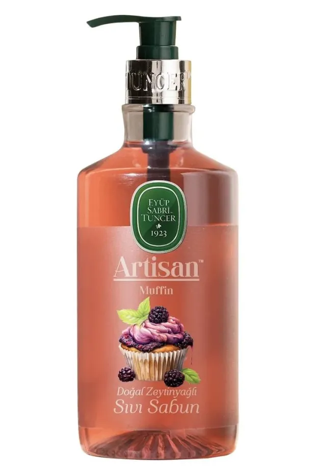 Eyüp Sabri Tuncer Artisan Doğal Zeytinyağlı Sıvı Sabun Muffin 600 ml