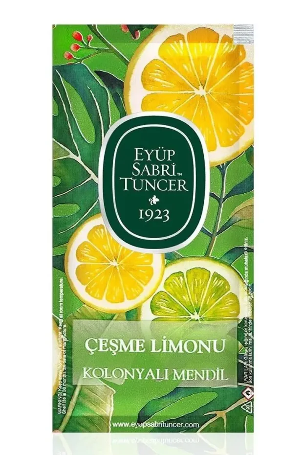 Eyüp Sabri Tuncer Çeşme Limon Kolonyalı Mendil 150li