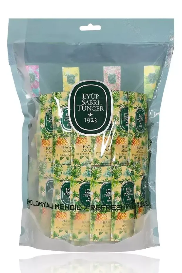 Eyüp Sabri Tuncer Hawaii Ananas Kolonyalı Mendil Küçük Boy 150li