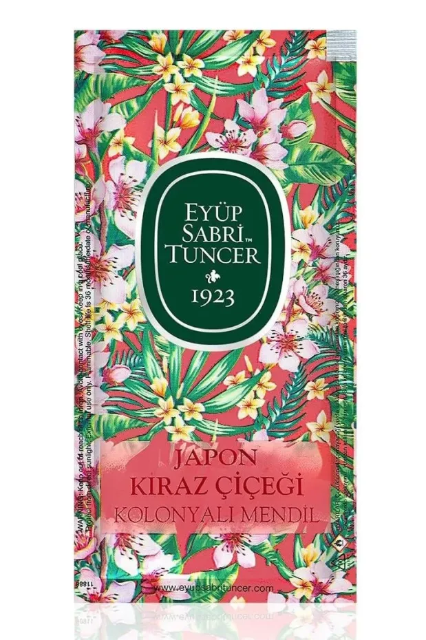 Eyüp Sabri Tuncer Japon Kiraz Çiçeği Kolonyalı Mendil 150li