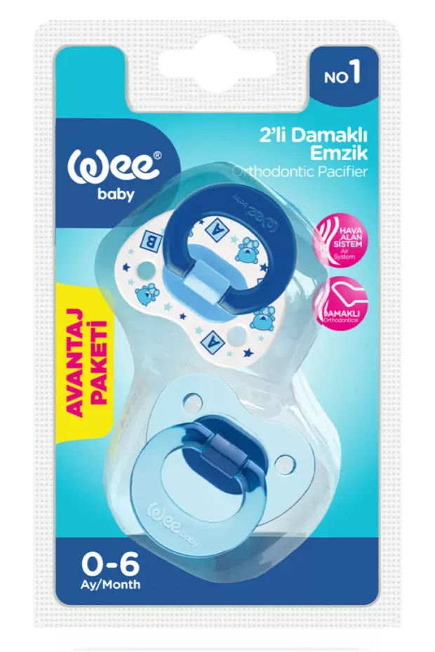 Wee Baby Yalancı Emzik Damaklı No:1 2’li (437)