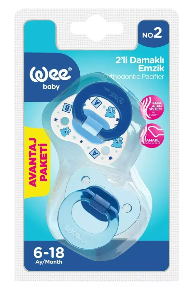 Wee Baby Yalancı Emzik Damaklı No:2 2’li (438)