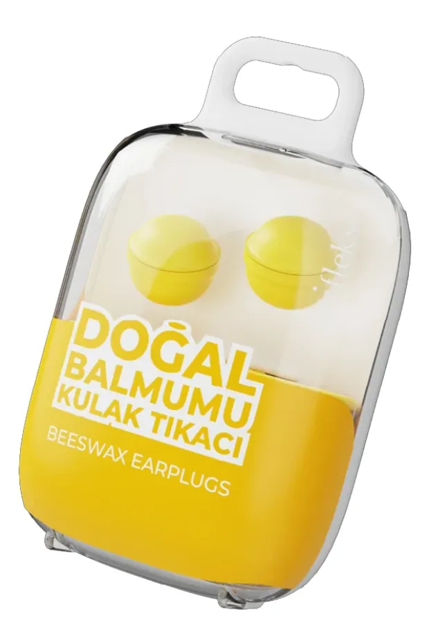 Otifleks Kulak Tıkacı Doğal Balmumu 4lü