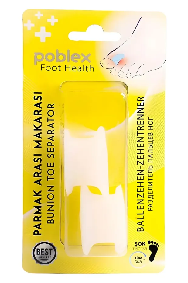 Poblex Silikon Parmak Arası Makara - Small