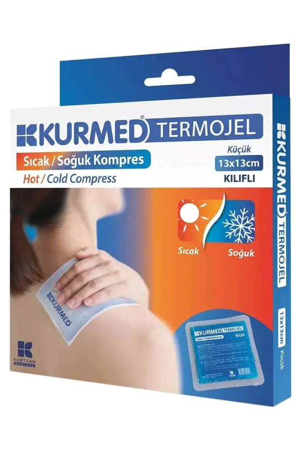 Kurmed Termojel Sıcak Soğuk Kompres Kılıflı 13x13 cm