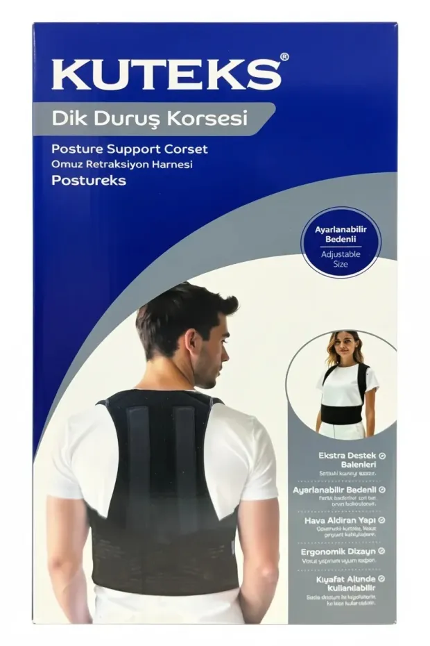 Kuteks Dik Duruş Korsesi