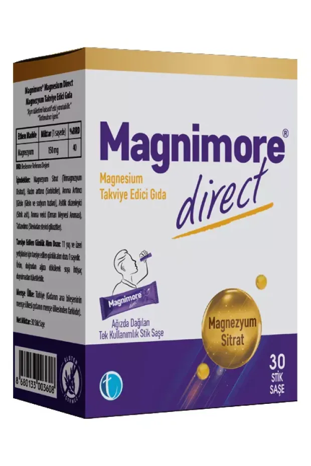 Magnimore Magnezyum Direct 30 Stick Saşe