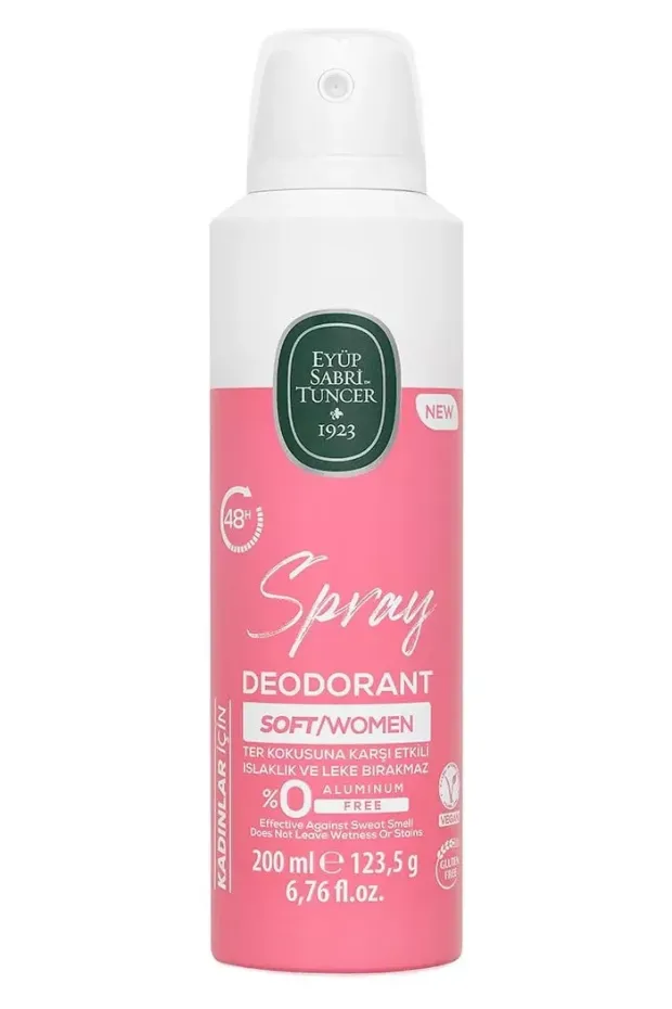 Eyüp Sabri Tuncer Soft Kadın Sprey Deodorant 200 Ml