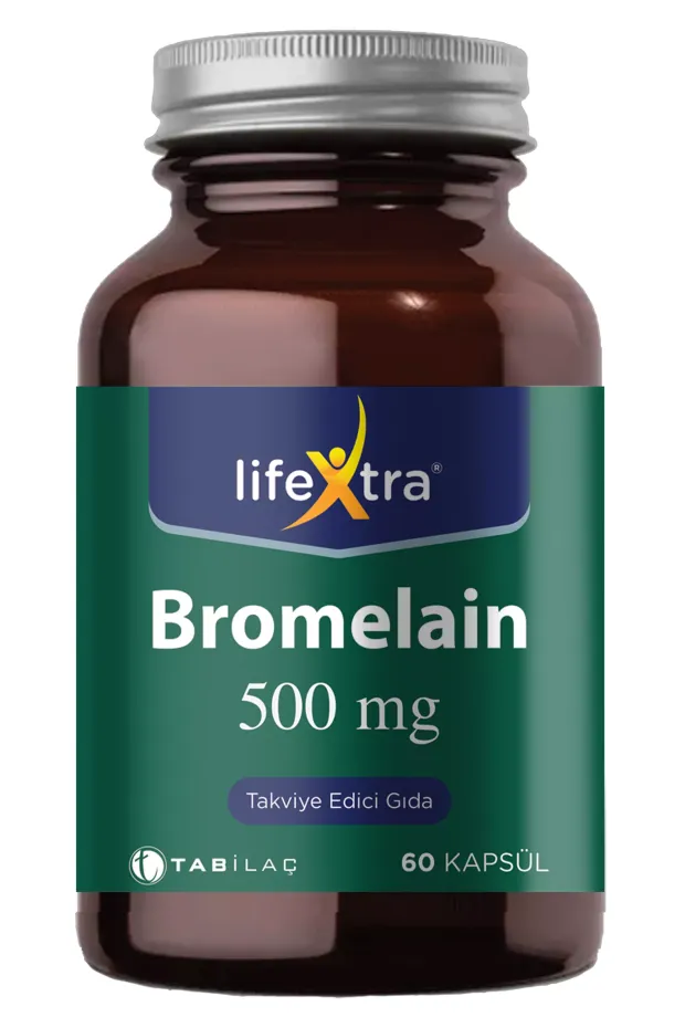 Lifextra Bromelain 500 mg 60 Kapsül