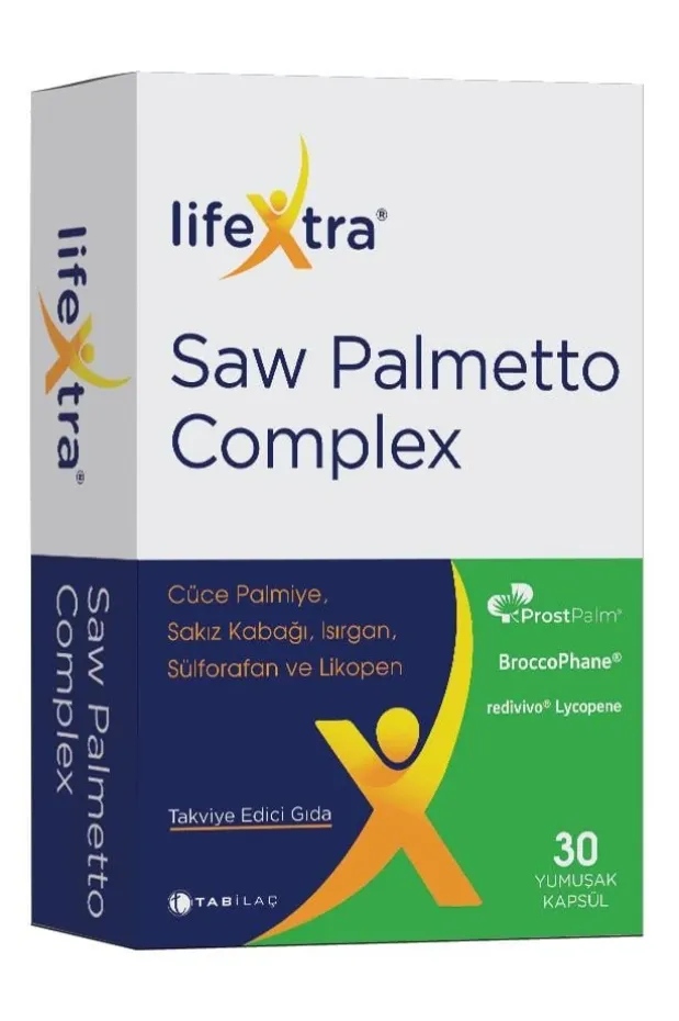 Lifextra Saw Palmetto Complex 30 Yumuşak Kapsül