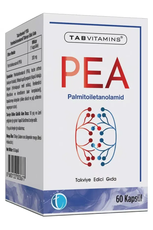 Tab Vitamins PEA Palmitoiletanolamid 300 mg 60 Kapsül