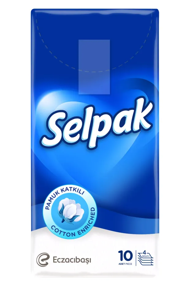 Selpak Mendil Sade 10lu