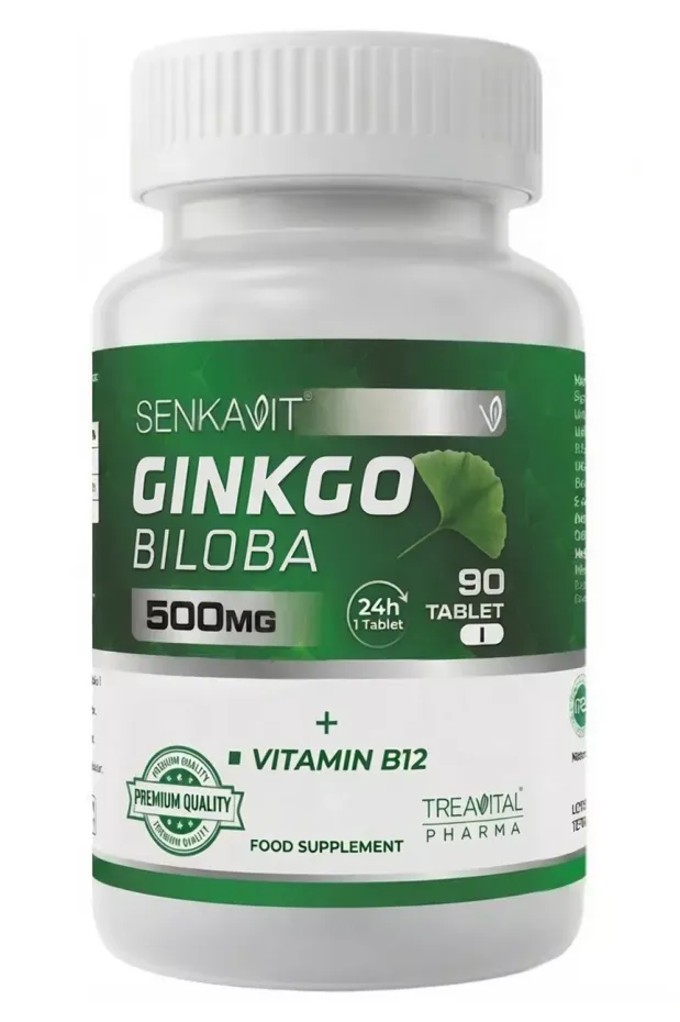 Senkavit Ginko Biloba ve B12 İçeren 90 lı Tablet