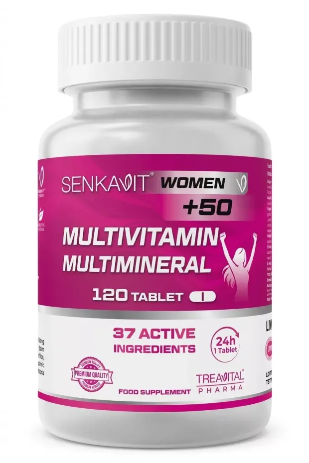 Senkavit Womens Multivitamin ve Mineral Complex +50 Yaş 120 Tablet
