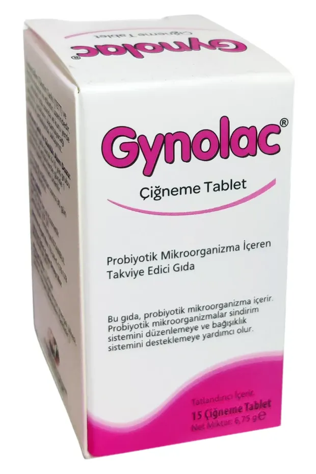 Gynolac Probiyotik 15 Çiğneme Tablet