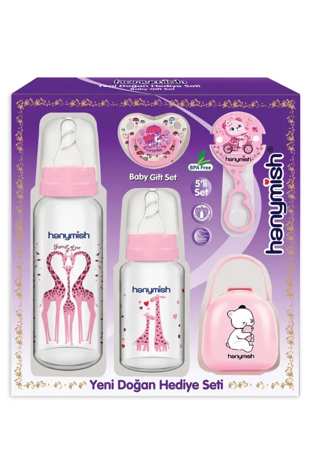 Hanymish 650 Hediye Seti Pembe