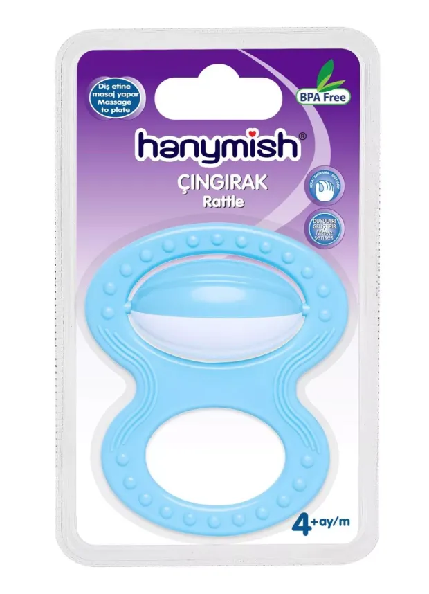 Hanymish 727 Bebek Çıngırağı - Mavi