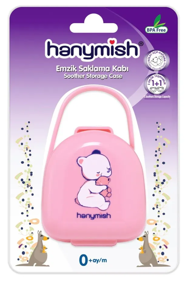 Hanymish Emzik Saklama Kabı - Pembe
